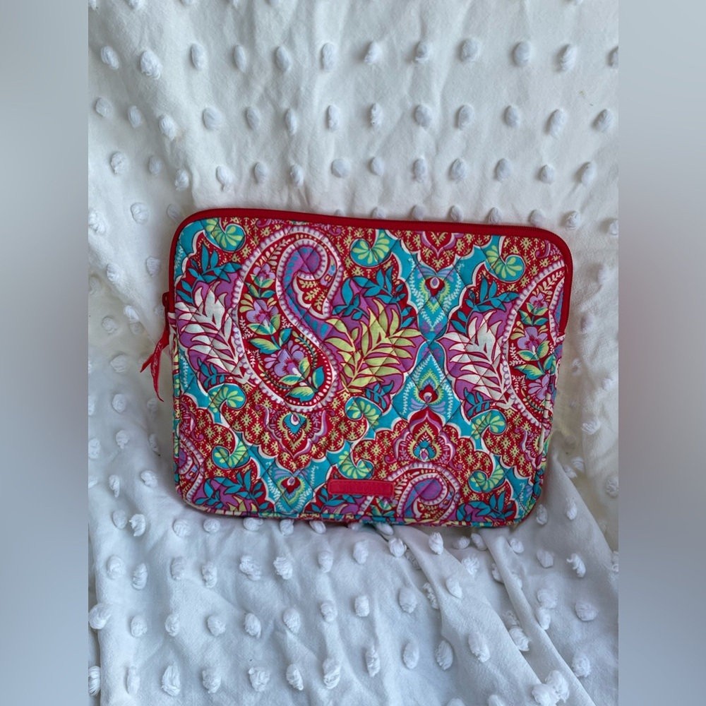 Vera Bradley quilted zipper case